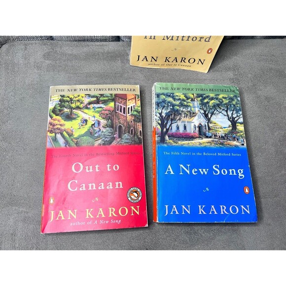 Jan Karon MITFORD YEARS Series PB Book At Home Lot 1-5 New Song Canaan - Picture 9 of 16